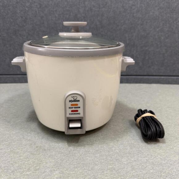 Zojirushi NHS-10 6-Cup Uncooked Rice Cooker w/ Steamer Tray TESTED - Picture 1 of 6